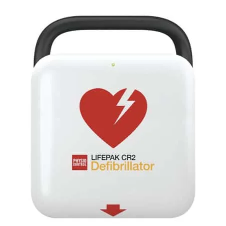 LIFEPAK CR2 4G cellular connected defibrillator, front view